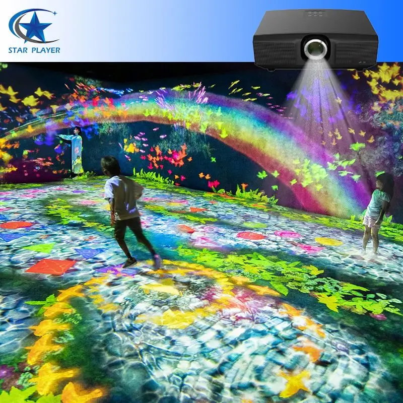 STAR PLAYER New Technology Immersive Flying Flight Simulator 5D 9D Dynamic Cinema 5x4x3M Naked Eye LED Screen Display Built-In