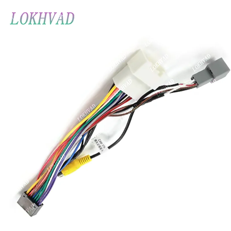 Android Radio Cable Accessories Wiring Harness 16PIN MP5 Cable Adapter For Mitsubishi Outlander Xpander Mirage