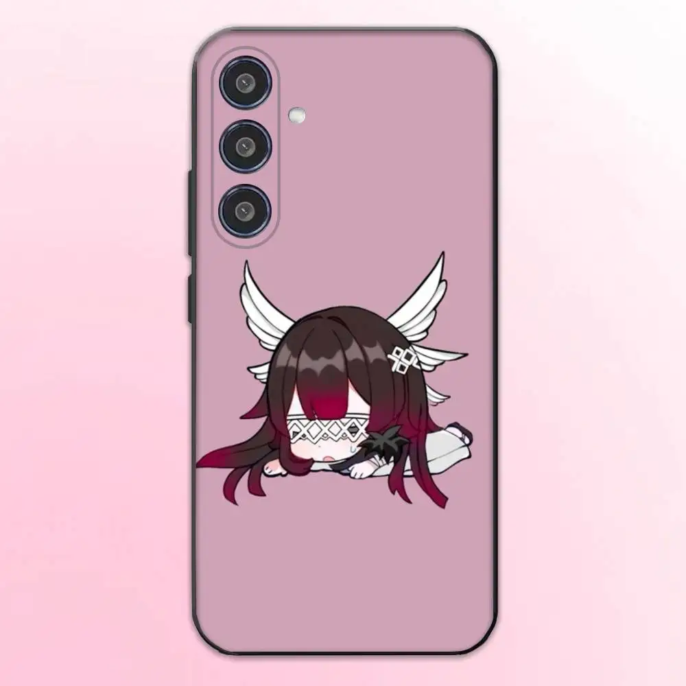 G-Genshin Impact Columbina Telefoon Case Voor Samsung Galaxy A73,A72,A71,A70,A53,A52,A51,Anderen Zachte Zwarte Cover