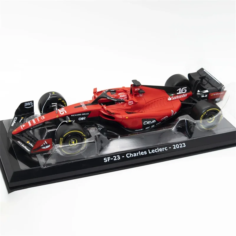 Bburago 1:24 SF-23 #16 / #55 Azerbaijan Grand Prix Version red Diecast Model Car