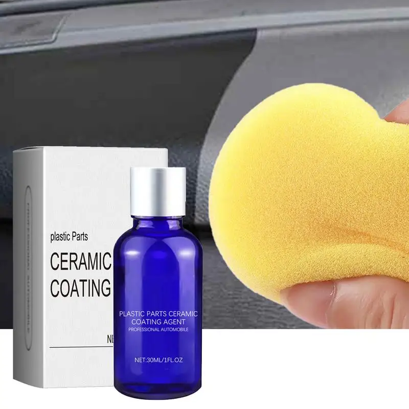 

Interior Detailer For Car 30ml Auto Cleaning And Maintenance Agent Effective Gloss Car Detailing With Sponge