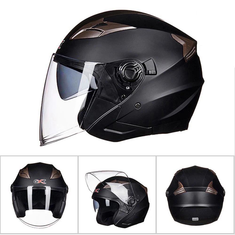 Men Women Helmet Motorcycle Four Seasons Fashion Scooter Helmet Casco Moto Safety Protection Casque Moto Open Face Half Helmet