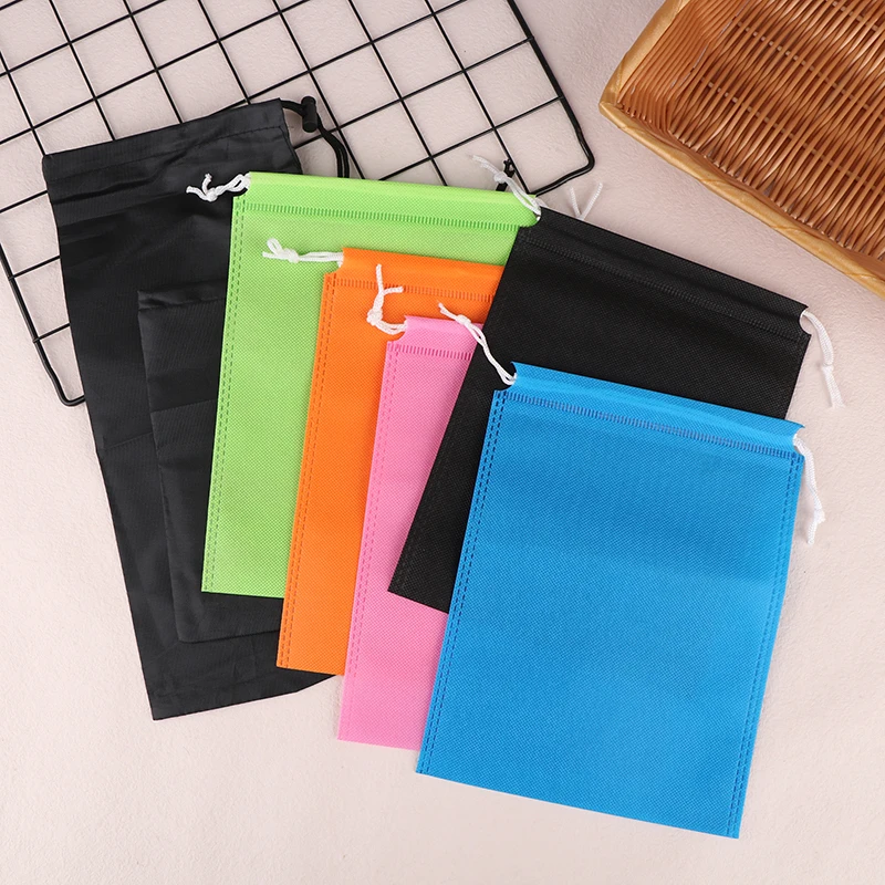 1Pc Portable Drawstring Bag Storage Pouch Cushion Stuff Sack Multipurpose Home Outdoor Travel Dust-proof Carry Bag