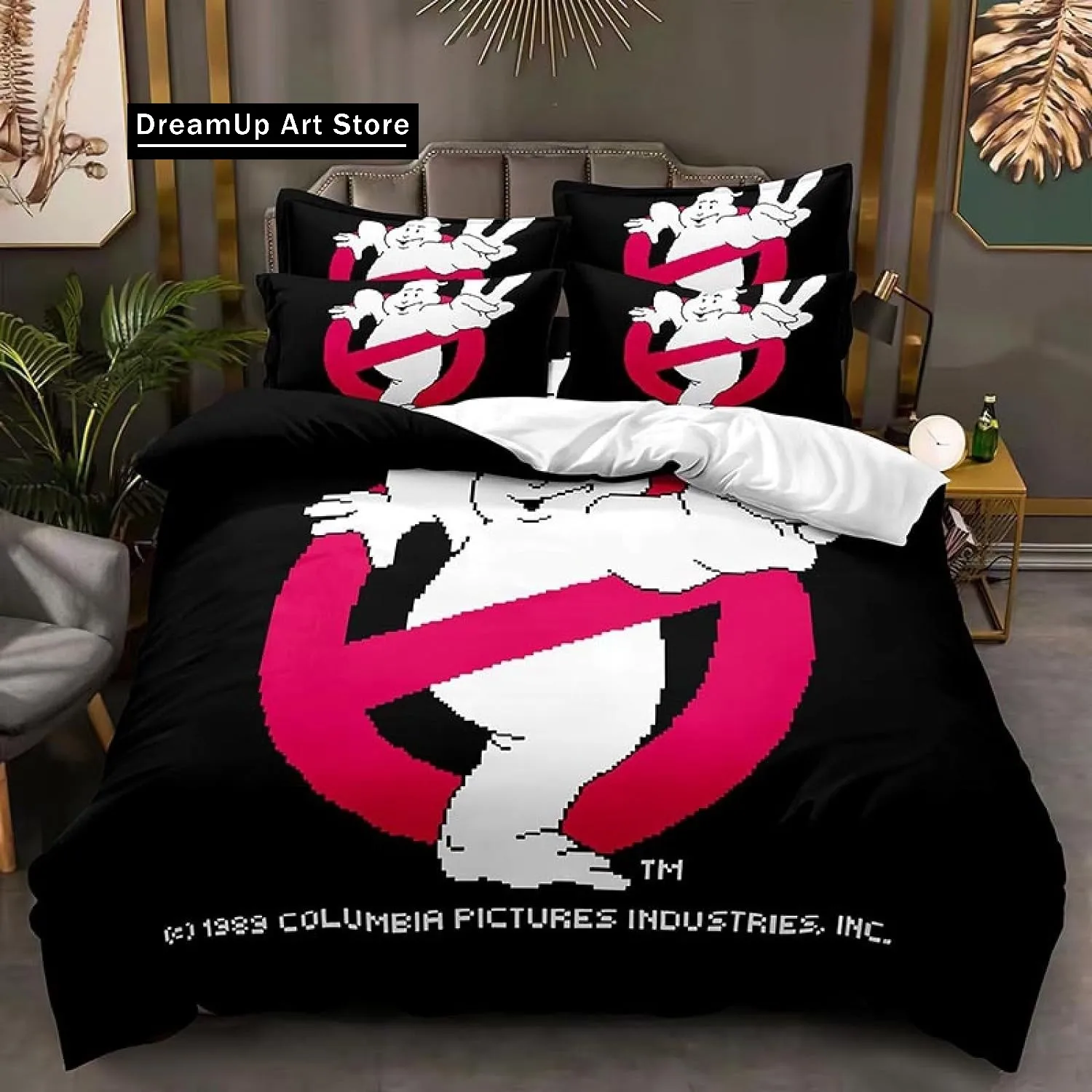 Ghostbusters Bedding Set 3D printed film characters Cover Duvet Single Twin Full Queen King Size Bed Set for Aldult Children - A