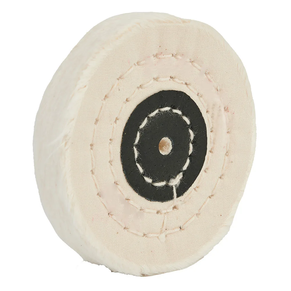 50-200mm White Cotton Lint Cloth Buffing Wheel Gold Silver Jewelry Mirror Polishing Wheel Grinder Tool Polishing Disc Polisher
