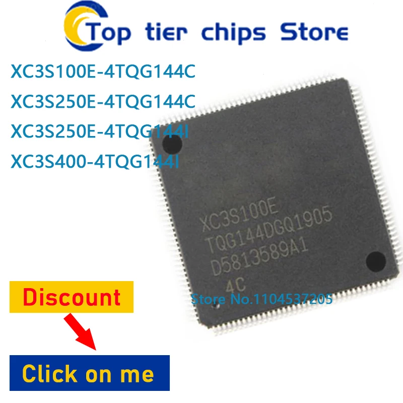 1PCS~5PCS/LOT  XC3S100E-4TQG144C XC3S250E-4TQG144C XC3S250E-4TQG144I XC3S400-4TQG144I QFP144  100% NEW