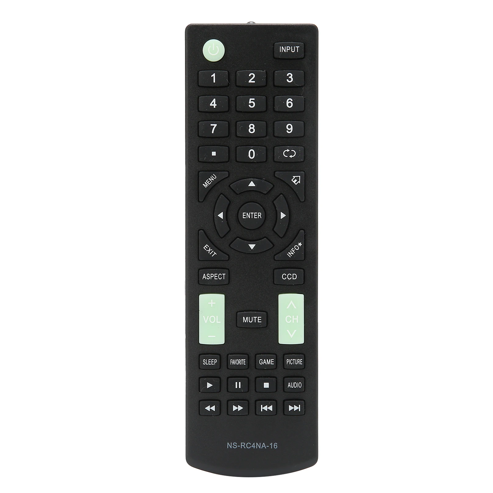 RC4NA-16 Afstandsbediening ‑RC4NA‑16 Vervangende Afstandsbediening voor Insignia TV ‑32D311NA17 ‑40D420NA18 B85B