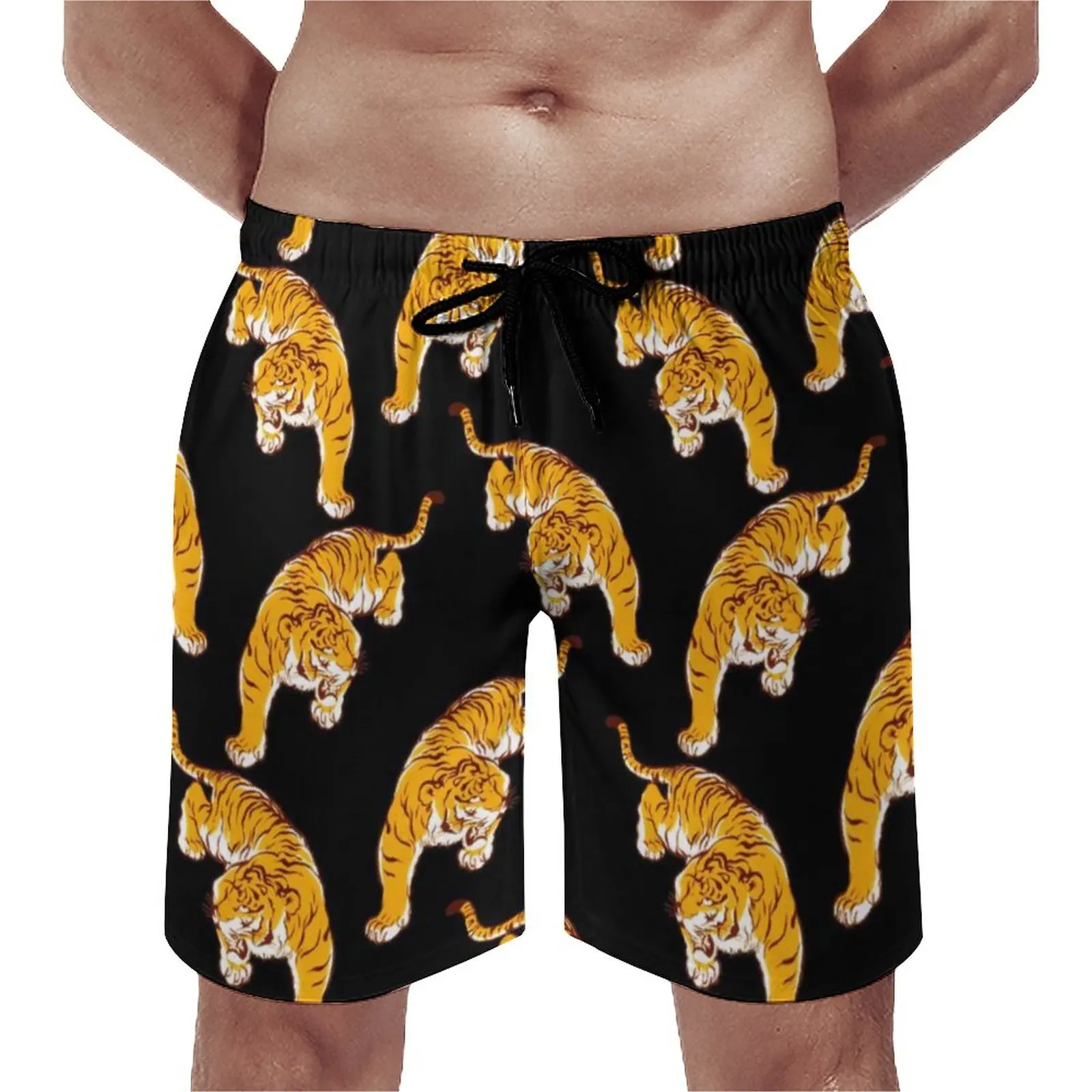 Pantalones cortos de playa con estampado 3D para hombre, ropa informal de animales, tiburón, ballena, Mar submarino, Harajuku, para correr