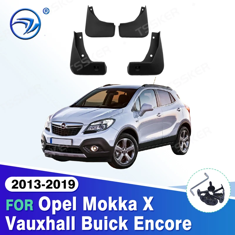 For Opel Mokka X Vauxhall Buick Encore 2013 - 2019 Mudflaps Splash Guards Front Rear Set Mud Flaps Mudguards 2014 2015 2016 2017