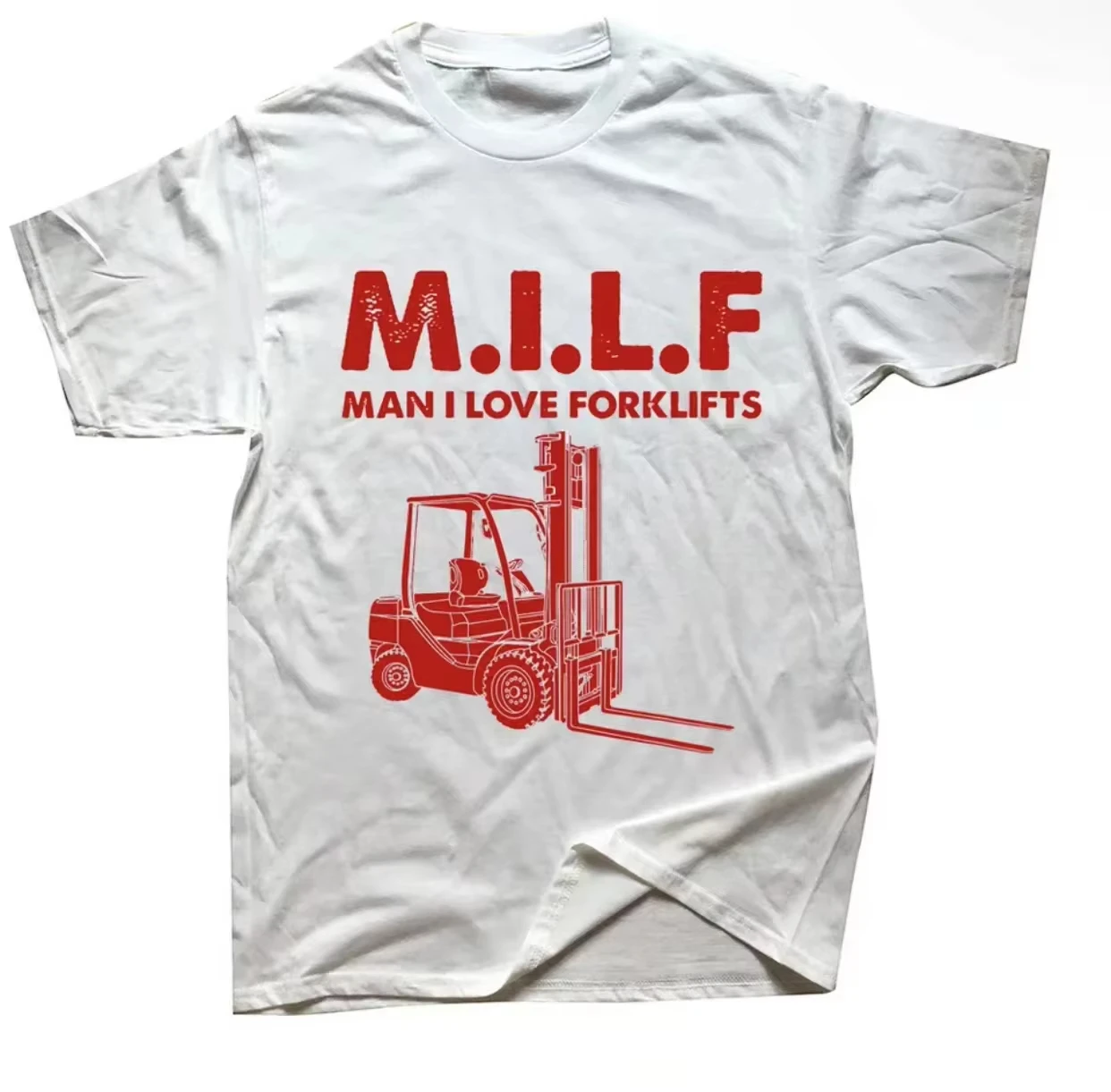 Novelty Awesome Milf Man I Love Forklift Driver T Shirts Graphic Streetwear Short Sleeve Birthday Gifts Summer Style