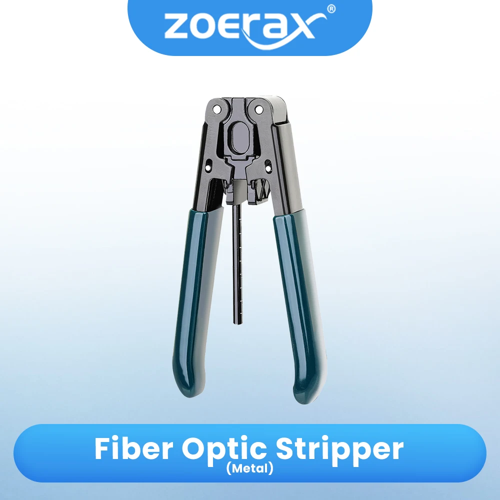 ZoeRax FTTH Fiber Optic Cable Stripper Fiber Optic Stripping Tool Drop Stripper Optical Pliers Fiber Cable Striping
