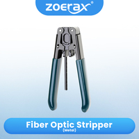 ZoeRax FTTH Fiber Optic Cable Stripper Fiber Optic Stripping Tool Drop Stripper Optical Pliers Fiber Cable Striping