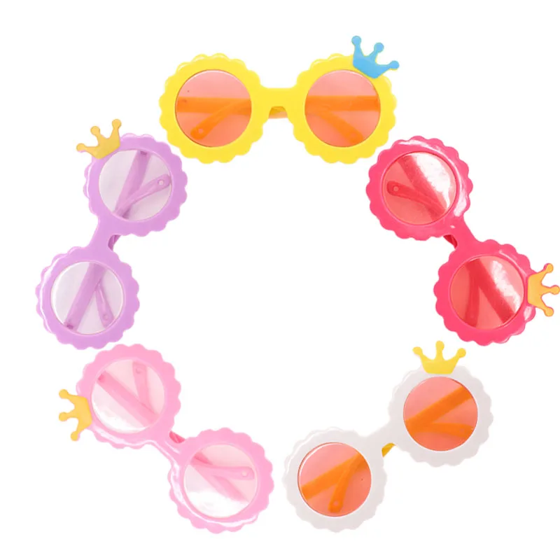 Lot 8 Lunettes De Poupée 6.5 Cm Pour Poupées 17 Cm - Accessoires Colorés En Plastique Pour Collection