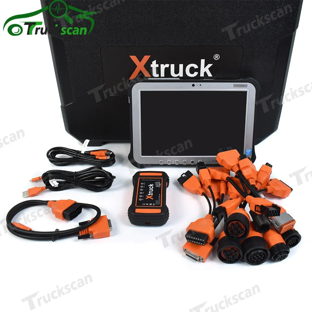 Multi-brands Xtruck Y009 HDD Diagnostic Tools for Truck Excavator Instrument Test with FZ-G1 Tablet