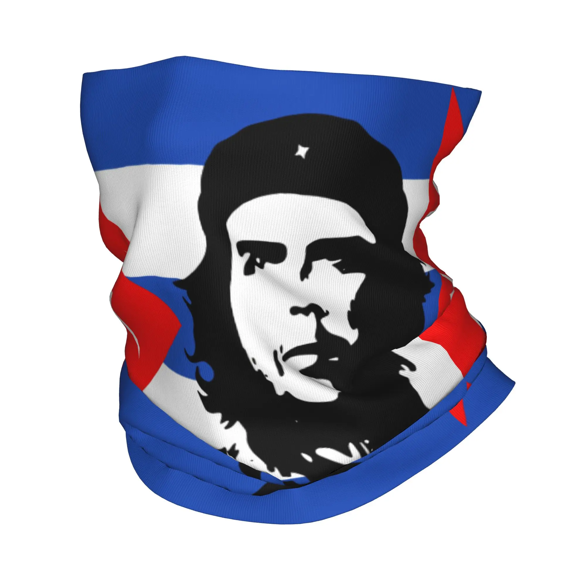 

Che G-Guevara With Cuba Flag Bandana Neck Cover Printed Mask Scarf Multi-use Headwear Outdoor Sports for Men Women Adult Winter