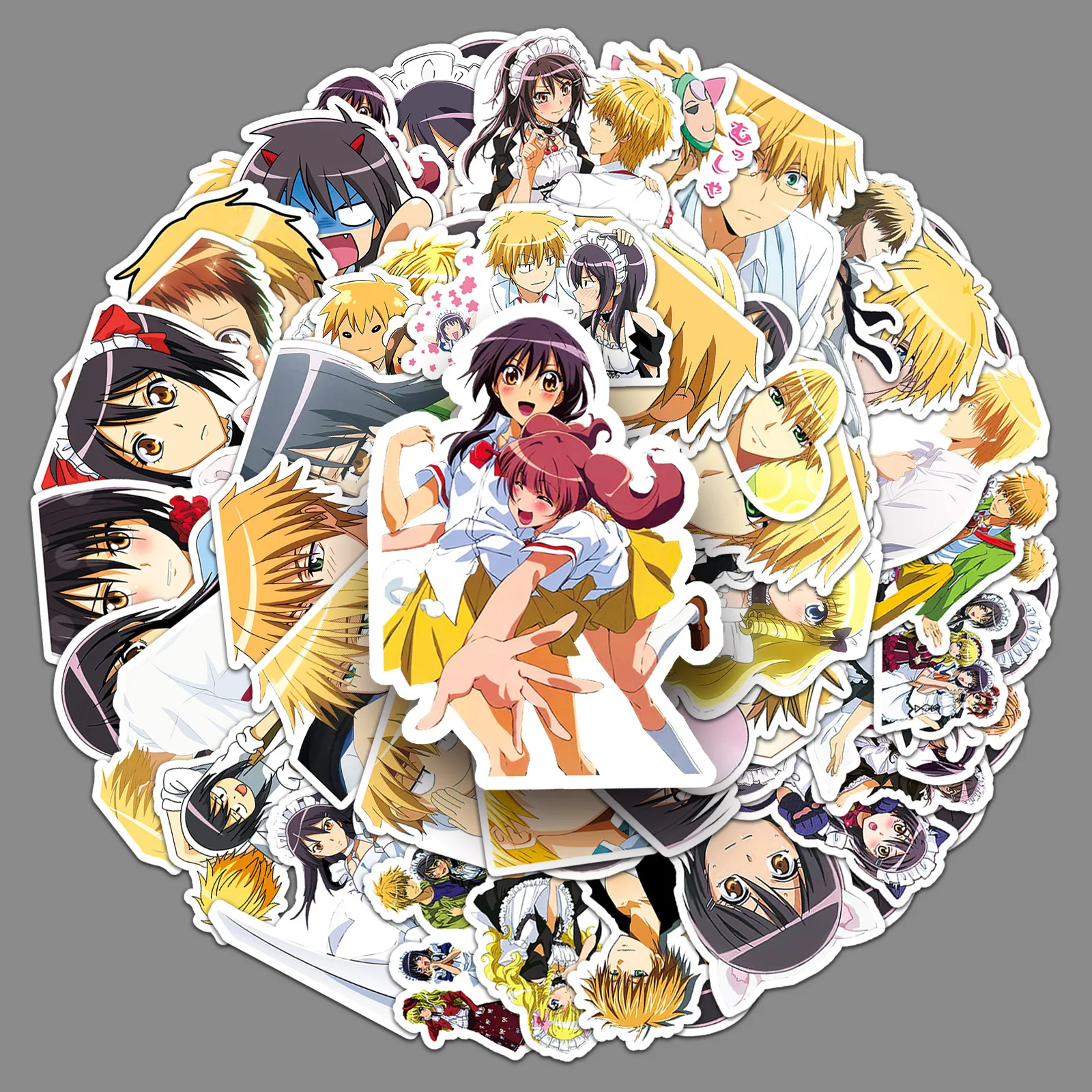 50Pcs Maid Sama! Series Graffiti Stickers Suitable for Laptop Helmets Desktop Decoration DIY Stickers Toys Wholesale