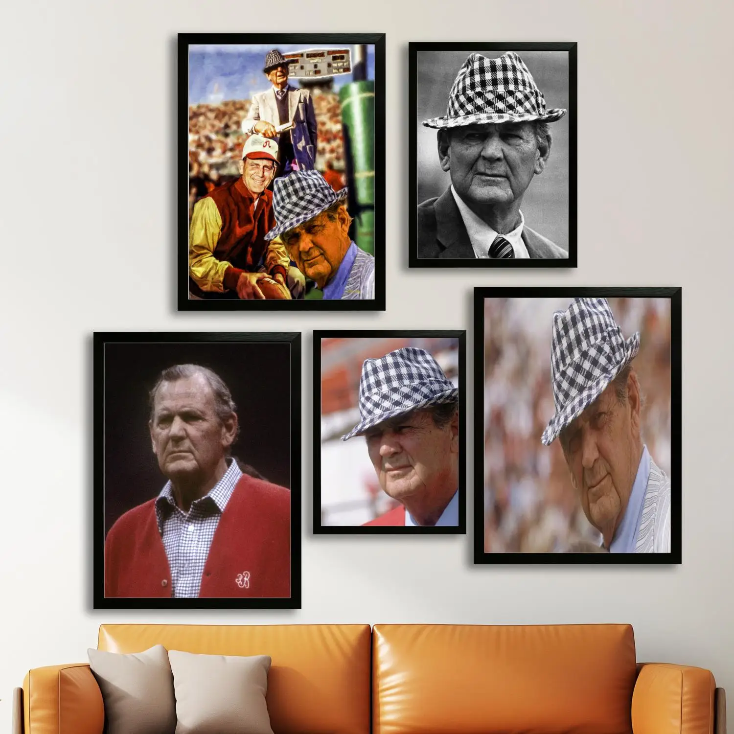 bear bryant Canvas Art Poster and Wall Art, Picture Print, Modern Family, Bedroom Decor, Posters,Decorative painting