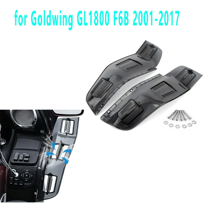 

Motorcycle Adjustable Vented Wind Deflector for Goldwing GL1800 F6B 2001-2017 side Spoilers Wing Air Guard GL1800 F6B Accessorie