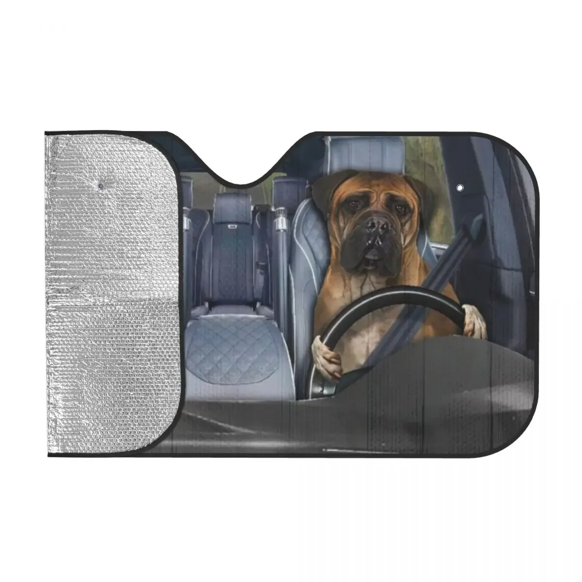 Dog Driver Auto Car Windshield Sunshade Aluminum foil anti ultraviolet sun visor for automobile windshield