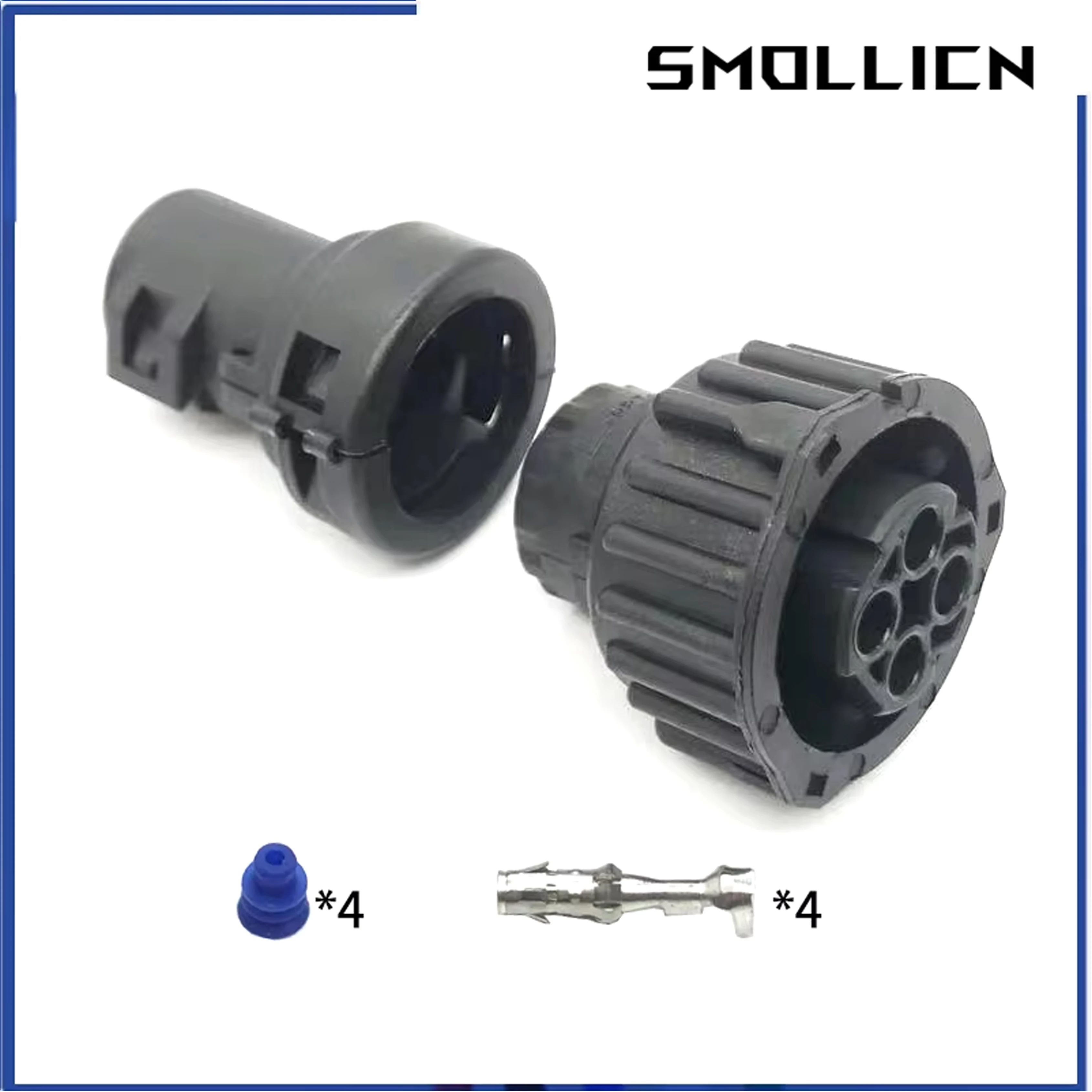 1 Set 4 Pin tyco round HOWO A7 Odometer Speed Sensor Plug Sealed Auto Connector 1-967325-1 With Cable Sheath 965786-1 965783-1