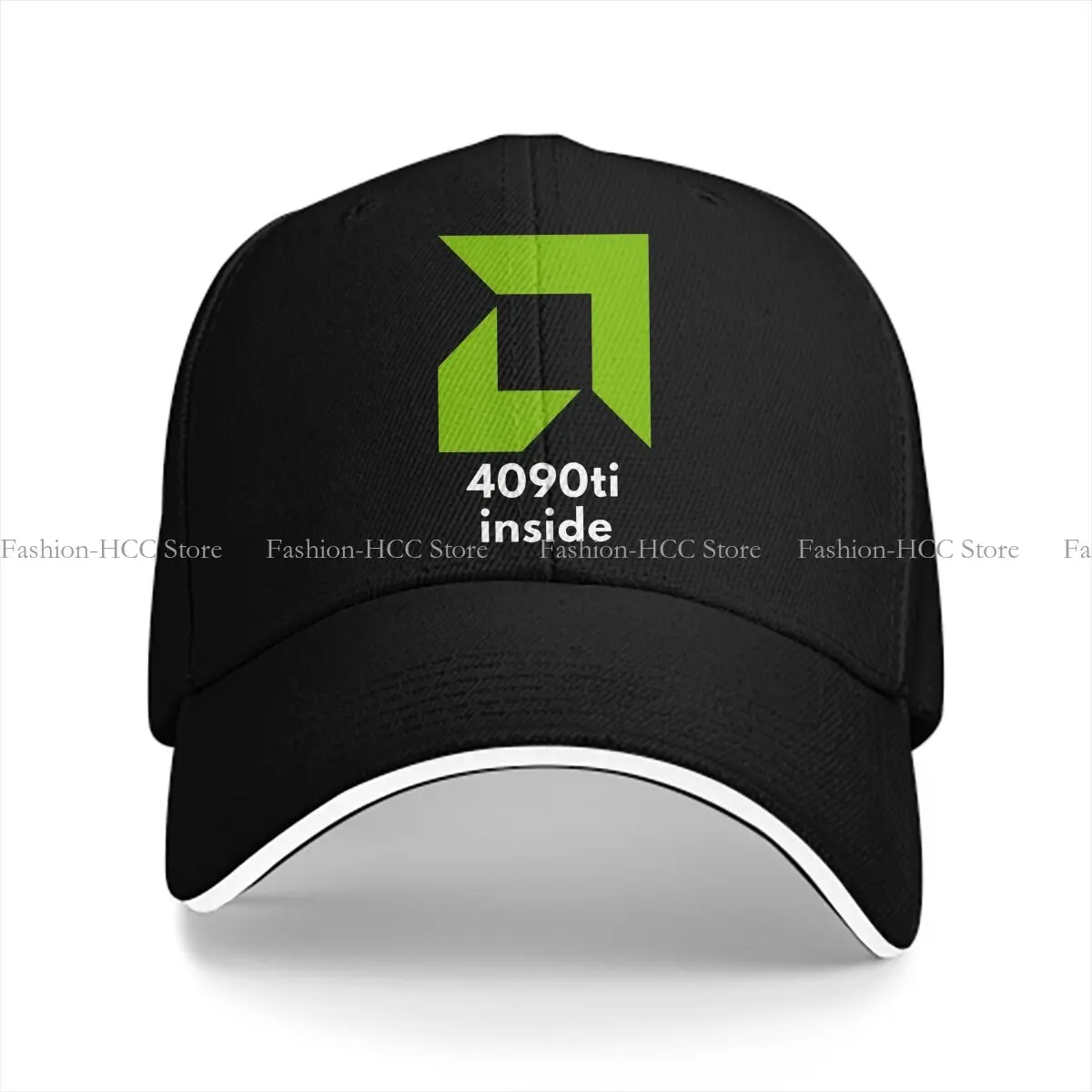 GPU GRAPHIC CARD 4090ti Inside Solid Color Baseball Caps Peaked Cap Nvidia Sun Shade Hats Men Women