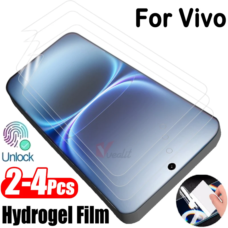 

2-4pcs Silicone Flexible Hydrogel Film For VIVO IQOO 15 Ultra 15R Screen Protector for IQOO 15 13 Soft Film not glass