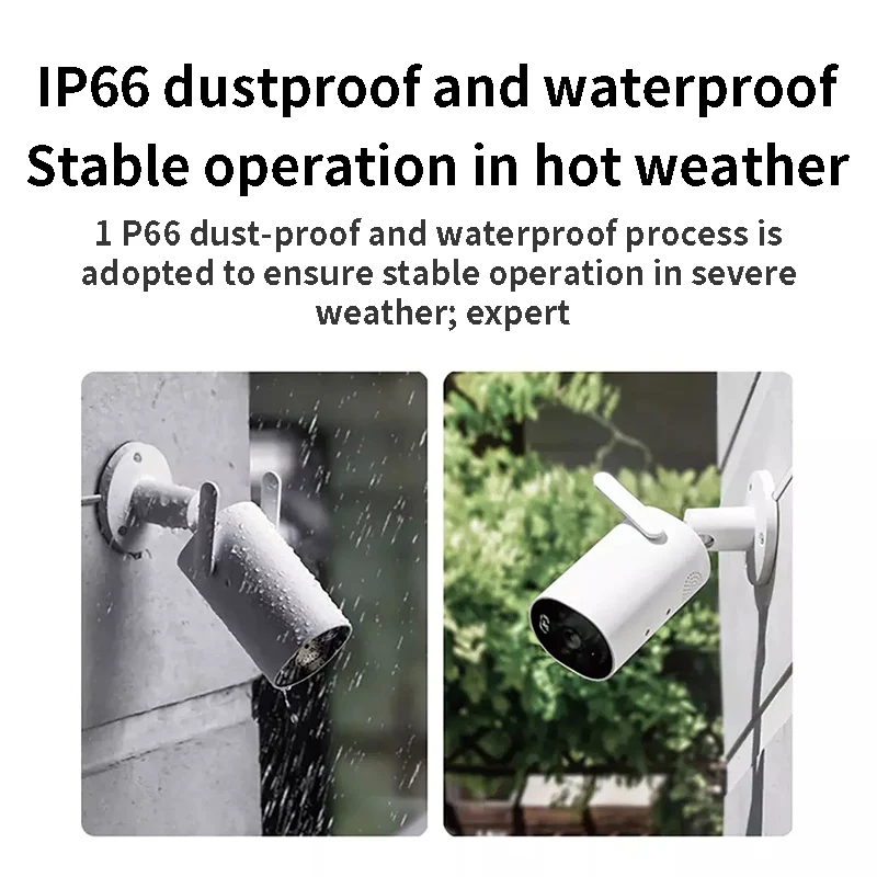 شاومي AW300 كاميرا خارجية ذكية واي فاي 2K كامل اللون للرؤية الليلية IP66 مقاوم للماء كاميرا مراقبة فيديو كاميرا ويب أمن الوطن