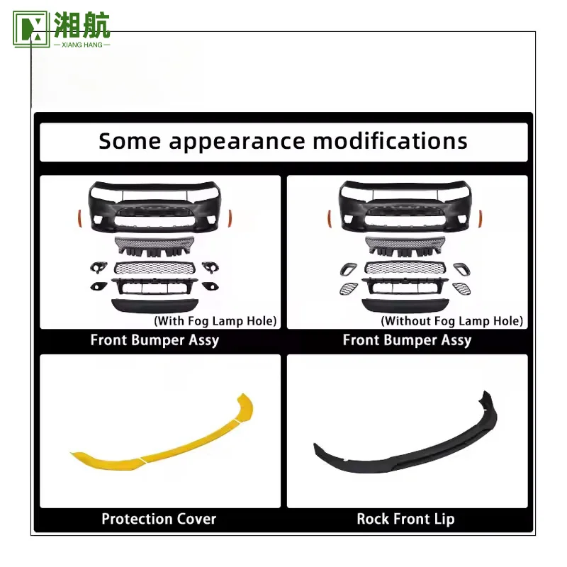 Suitable for 2015-2019 Dodge Charger SRT Front Bumper Grille Rear Hood Vent