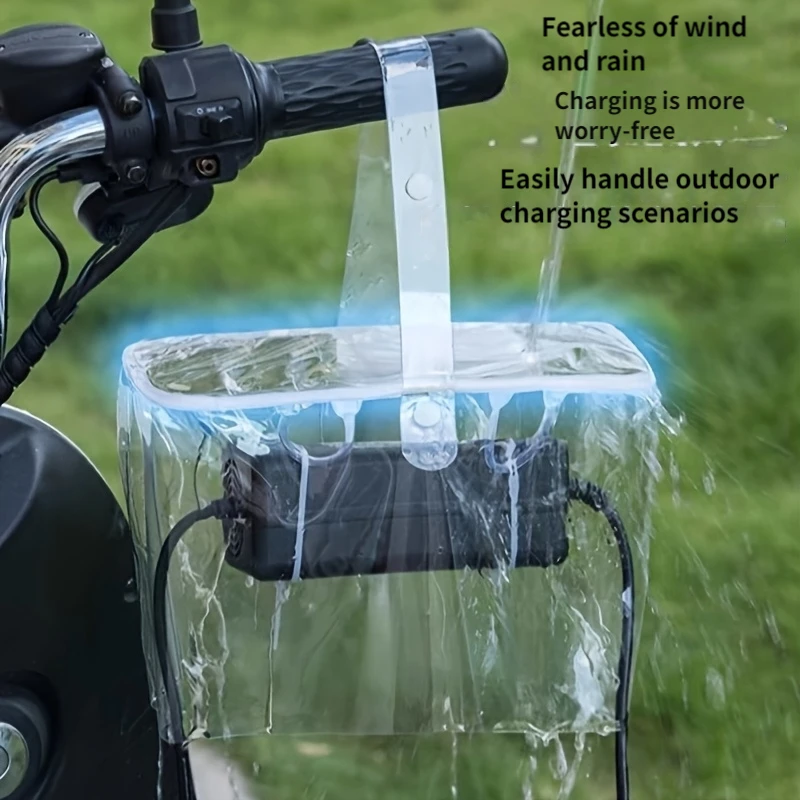 

Outdoor Electric Vehicle Charger Rain Cover Dustproof Enclosure for Power Strip Weatherproof Box for Charging Station