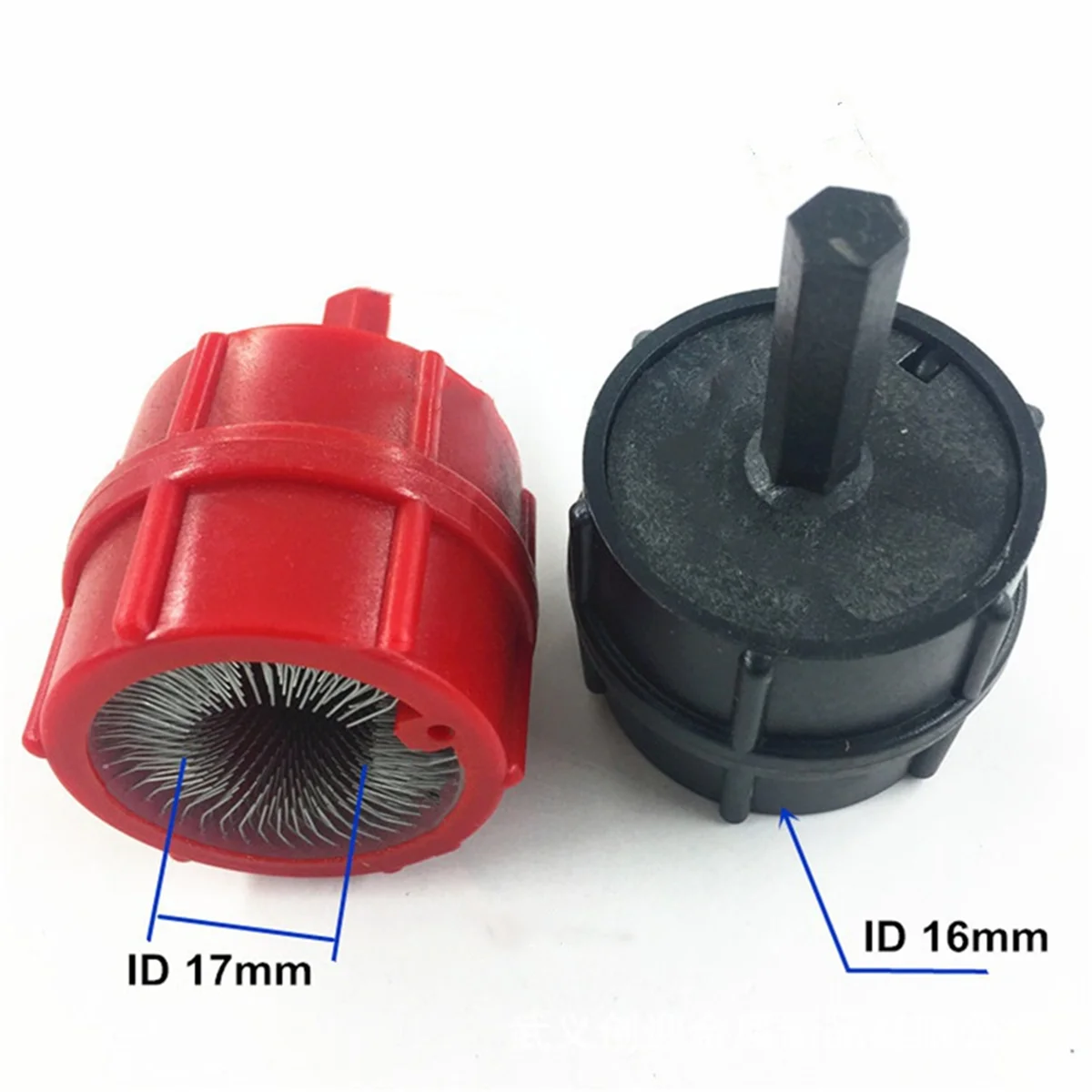 2pcs Plastic Car Battery Terminal Brush Top Post Terminal Cleaning Tool