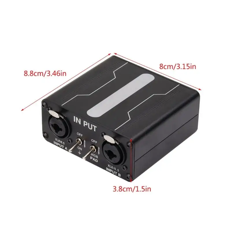 6.5 Isolatori rumore mix 2 canali Suoni correnti Mix rumore Microfoni Filtro