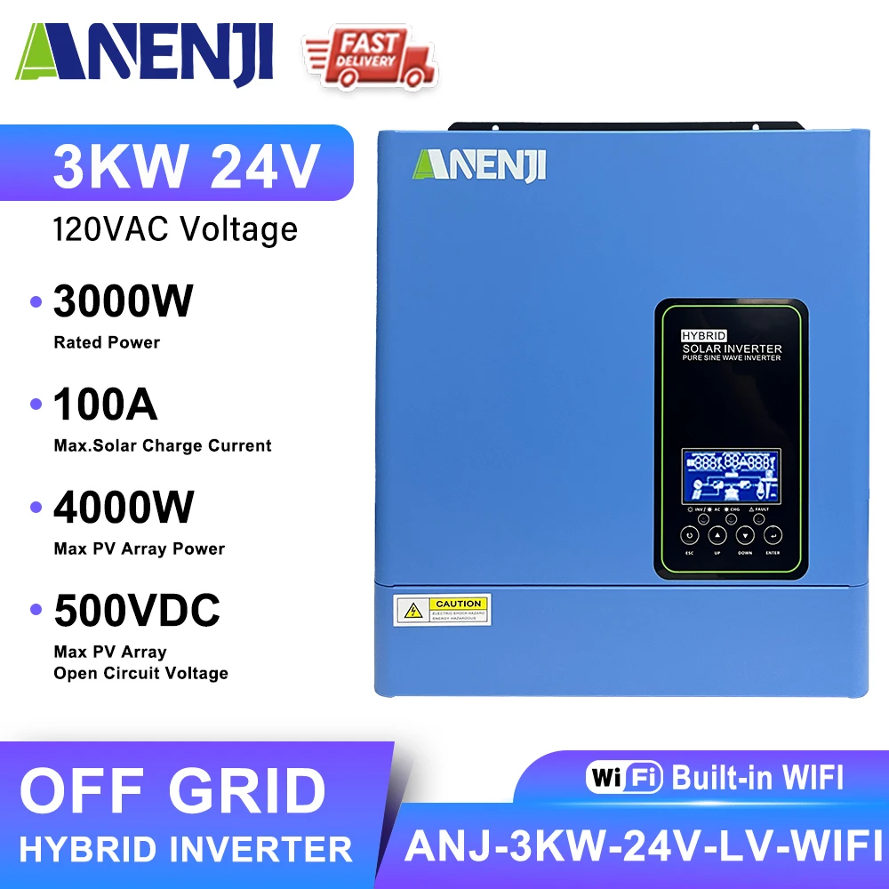 3KW 24V Hybrid Sola…