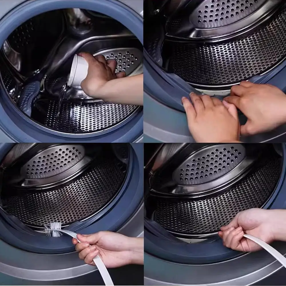 1 Stück 57 cm lange Waschmaschinenbürste mit flexiblem Nylonborstenreiniger für die Innentrommel, Klimaanlage und Lüfterschlitze – Detail 6
