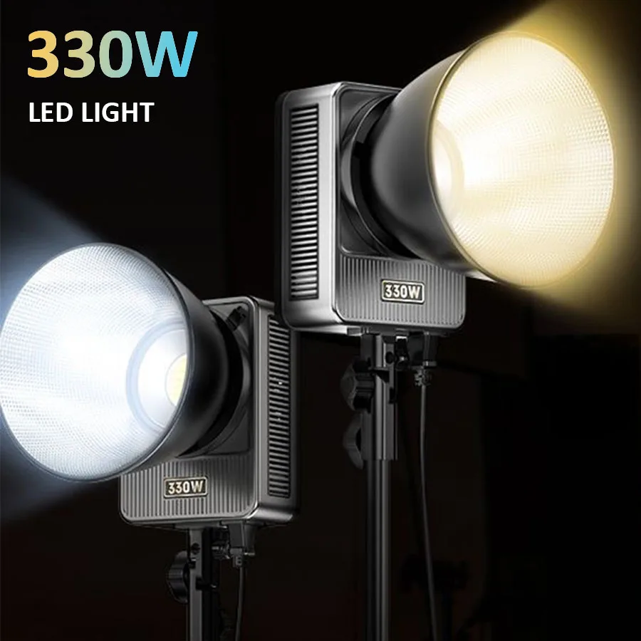 

330W Bi LED Video Light,Continuous LED Lighting ，Wedding,Outdoor Shooting,YouTube Videos