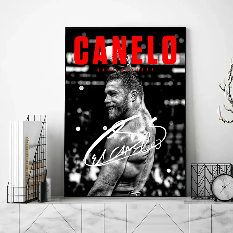 Black and White Boxing Legends Posters and Prints Mike Tyson Motivational Qoute Canvas Painting for Office Home Wall Art Decor