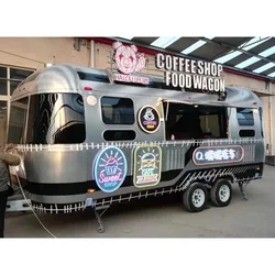 Popular Airstream Concession Food Trailer 4 Metre Ice Cream Cart Mobile Food Truck with Full Kitchen Equipment for Sale