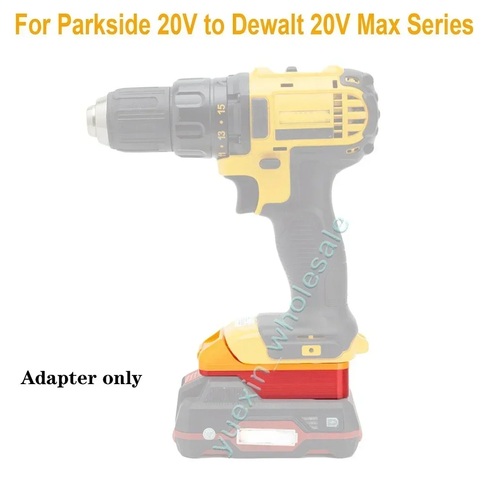 Battery Convert Adapter for Lidl Parkside X20V Team Li-ion to for Dewalt 18V Cordless Tools (Not include tools and battery)