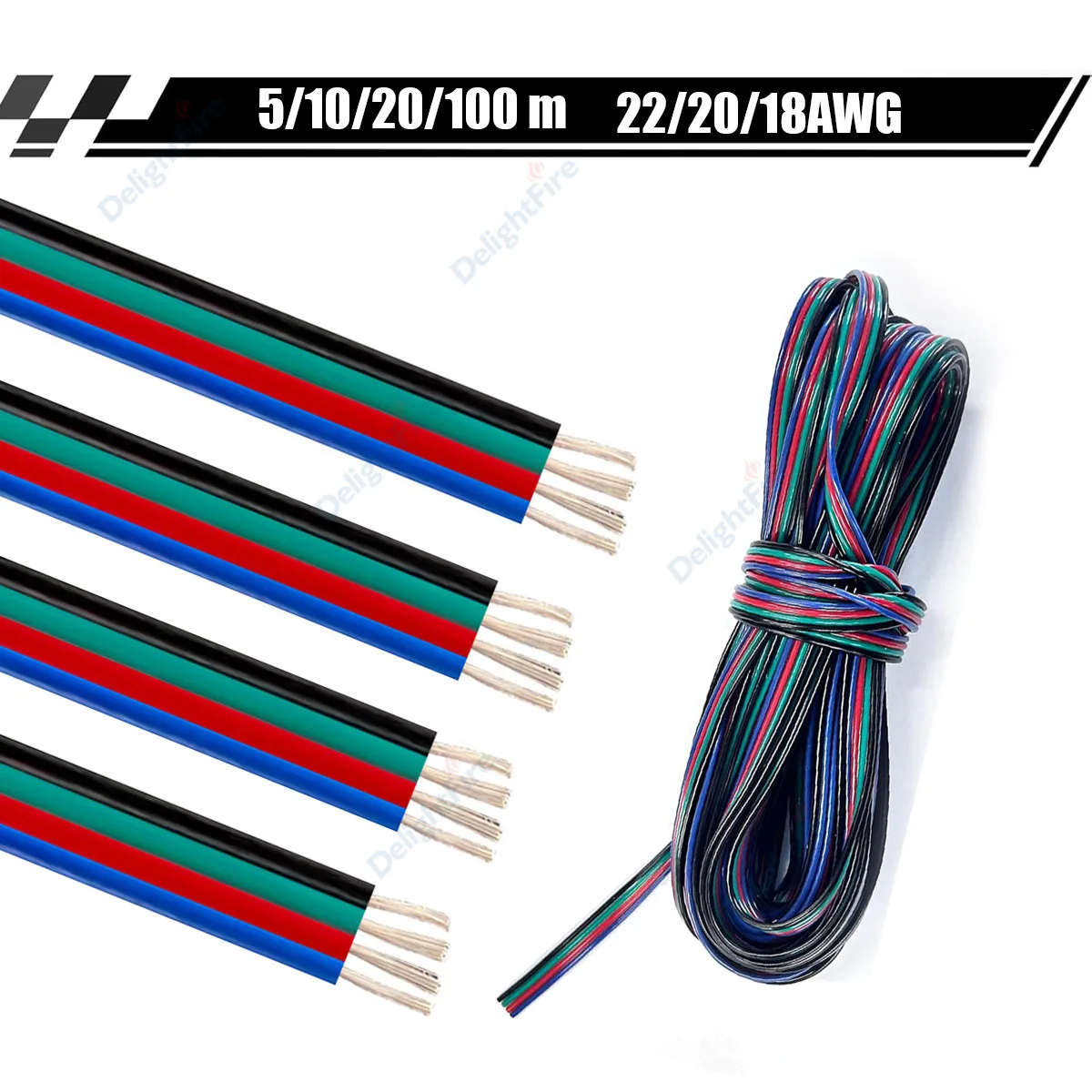 22 20 18 Awg 12V El…
