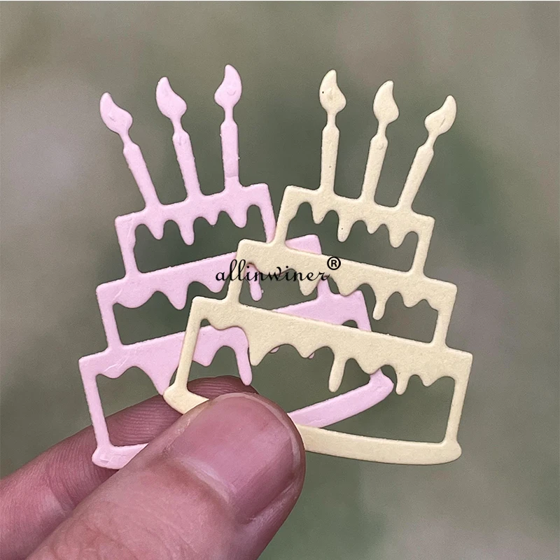 Birthday cake decoration Metal Cutting Dies Stencils For DIY Scrapbooking Decorative Embossing Handcraft Die Cutting Template