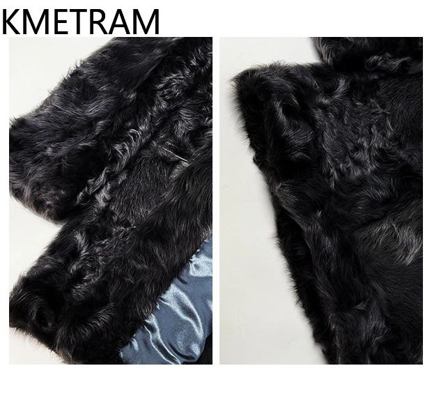 Pelzjacke aus natürlicher Wolle, Schaffell, luxuriöser doppelseitiger Pelzmantel mit V-Ausschnitt, Damenbekleidung, 2025, Wintermode, neu in Oberbekleidung