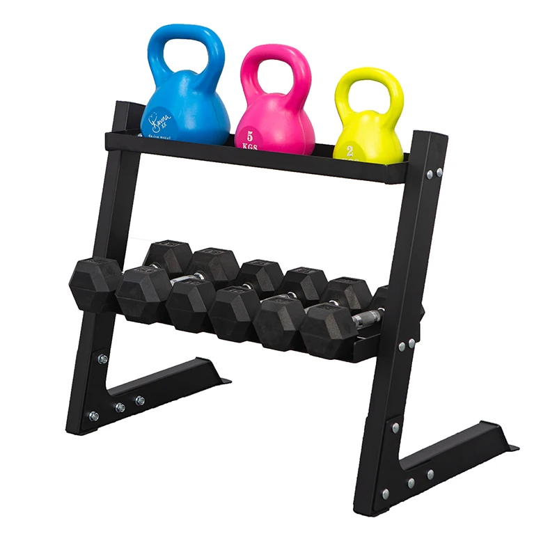 2026 Two -tier  Dumbbell Rack /Kettlebell Rack Home Use  House Use Indoor Use