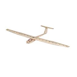 Balsawood RC AirPlanes Model Laser Cut Glider Electric Power Griffin 1550mm Wingspan Building Kit Woodiness model