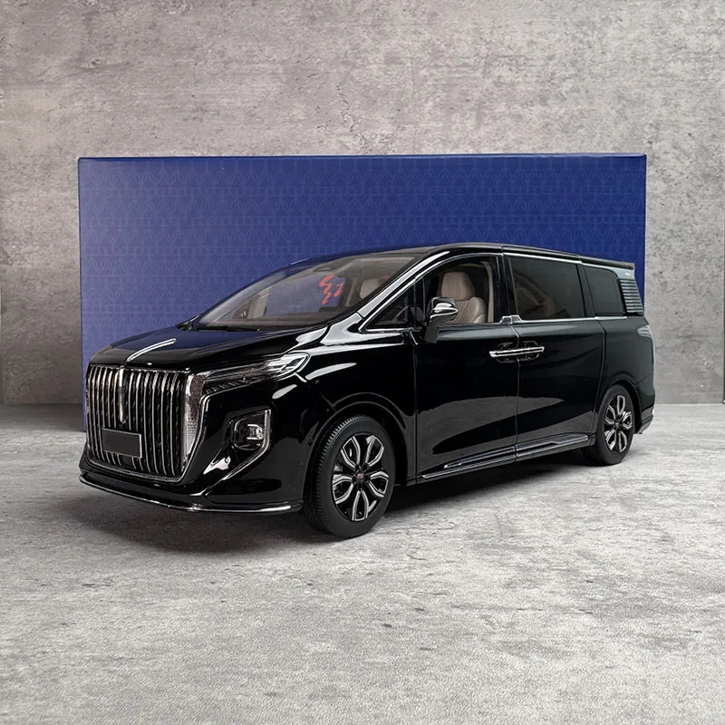 

Для HQ9 бизнес-автомобиля MPV модель автомобиля из сплава 1:18 модель автомобиля коллекционный подарок