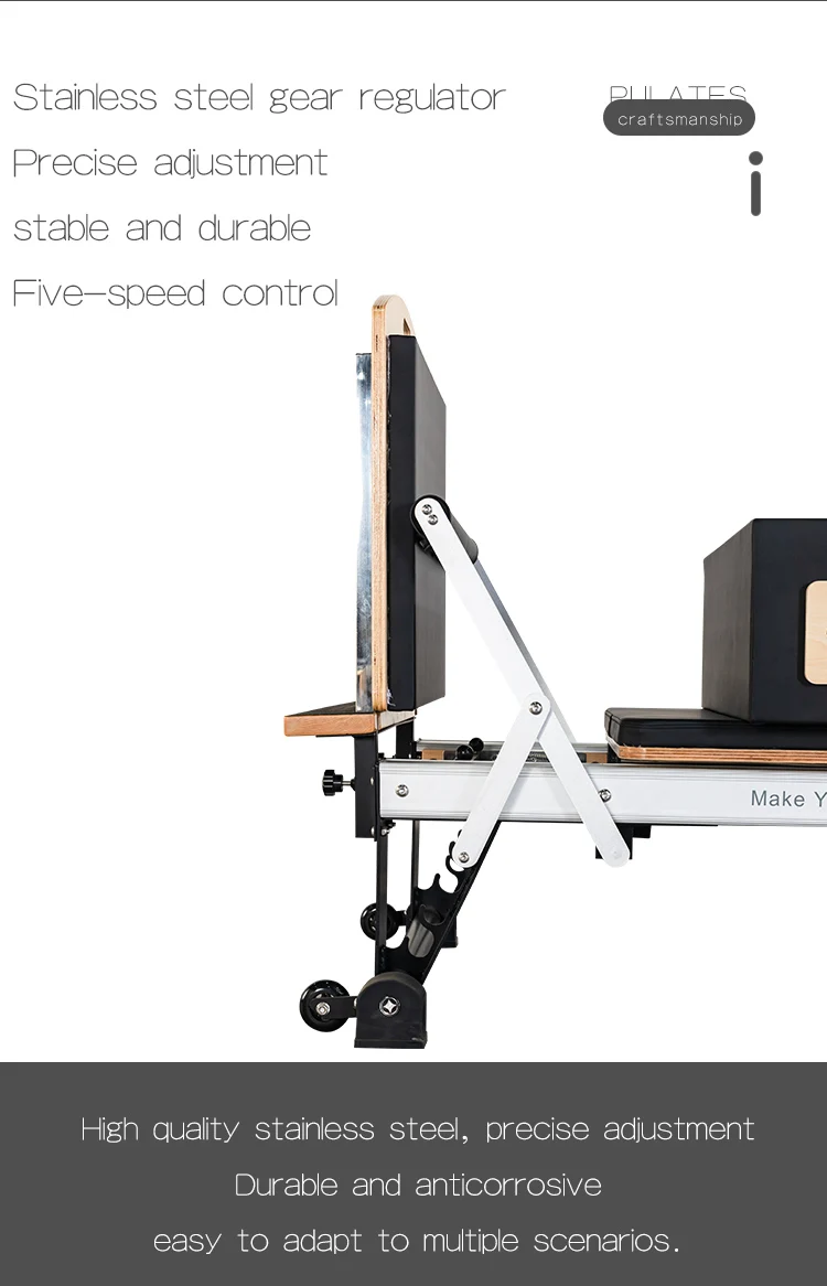 Opvouwbare Business Reformer Pilates draagbare fitnessreformer