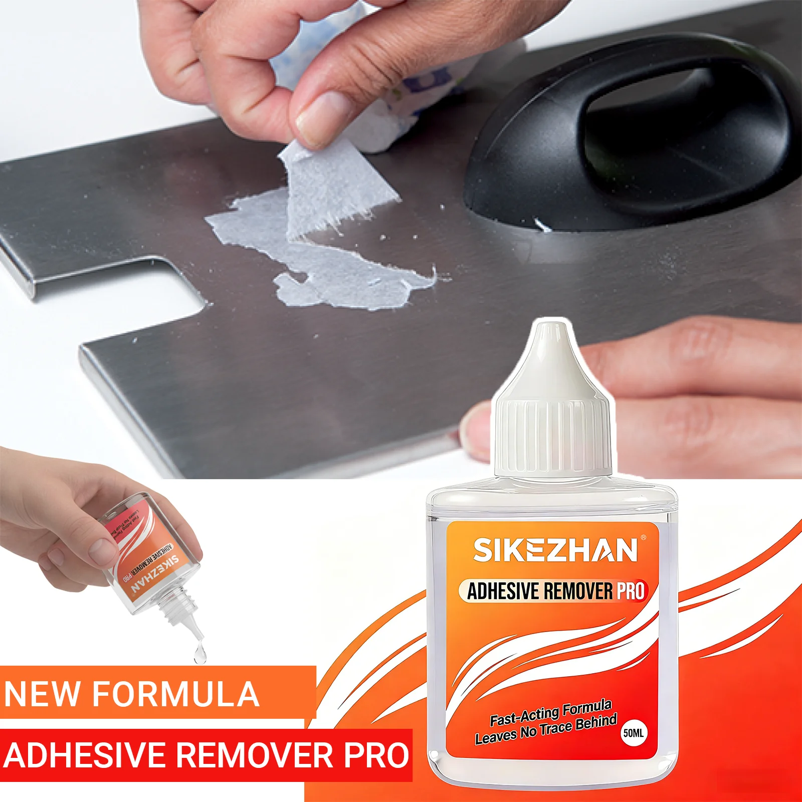 Professional Strength Adhesive Remover - Rapidly Dissolves Glue, Stickers & Decals from Cars & Glass | Leaves No Residue