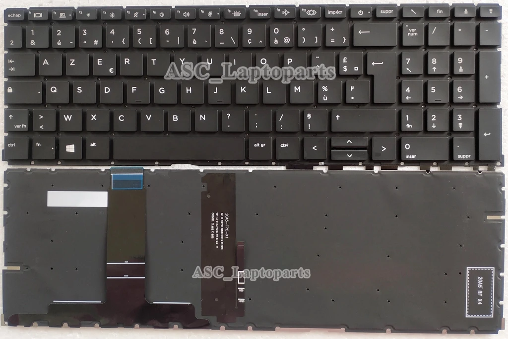 Imagem -04 - Teclado Retroiluminado Preto para hp Probook 450 g8 455 g8 455r g8 650 g8 Francês Checo Checo Latino Espanhol Russo uk Eua Novo