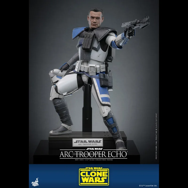 In Magazzino HOTTOYS HT 1/6 TMS133 Star Wars The Clone Wars Arc Trooper Five Echo Action Figure da collezione Modello Giocattolo A Sorpresa Regalo