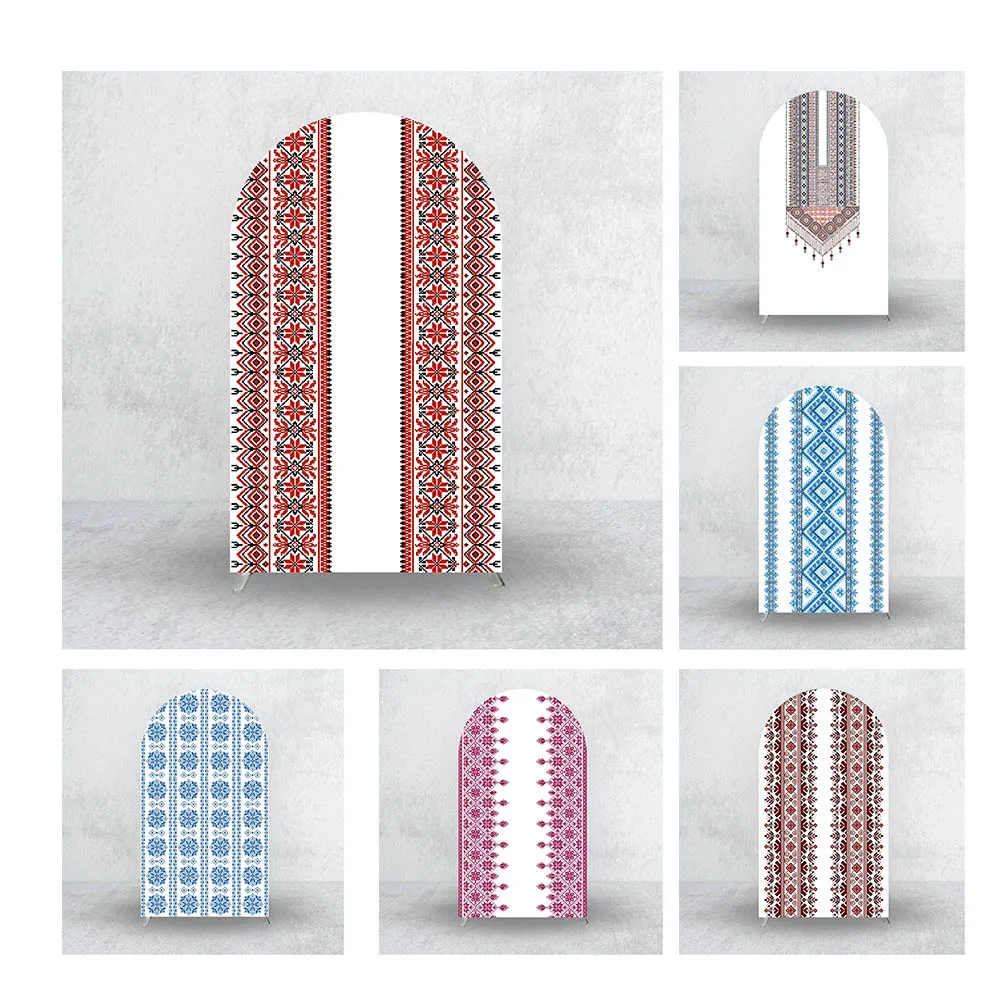 Mehofond Boho غطاء خلفية مقوس مخصص للأطفال لوازم حفلات أعياد الميلاد استحمام الطفل التصوير خلفية كيارا الديكور