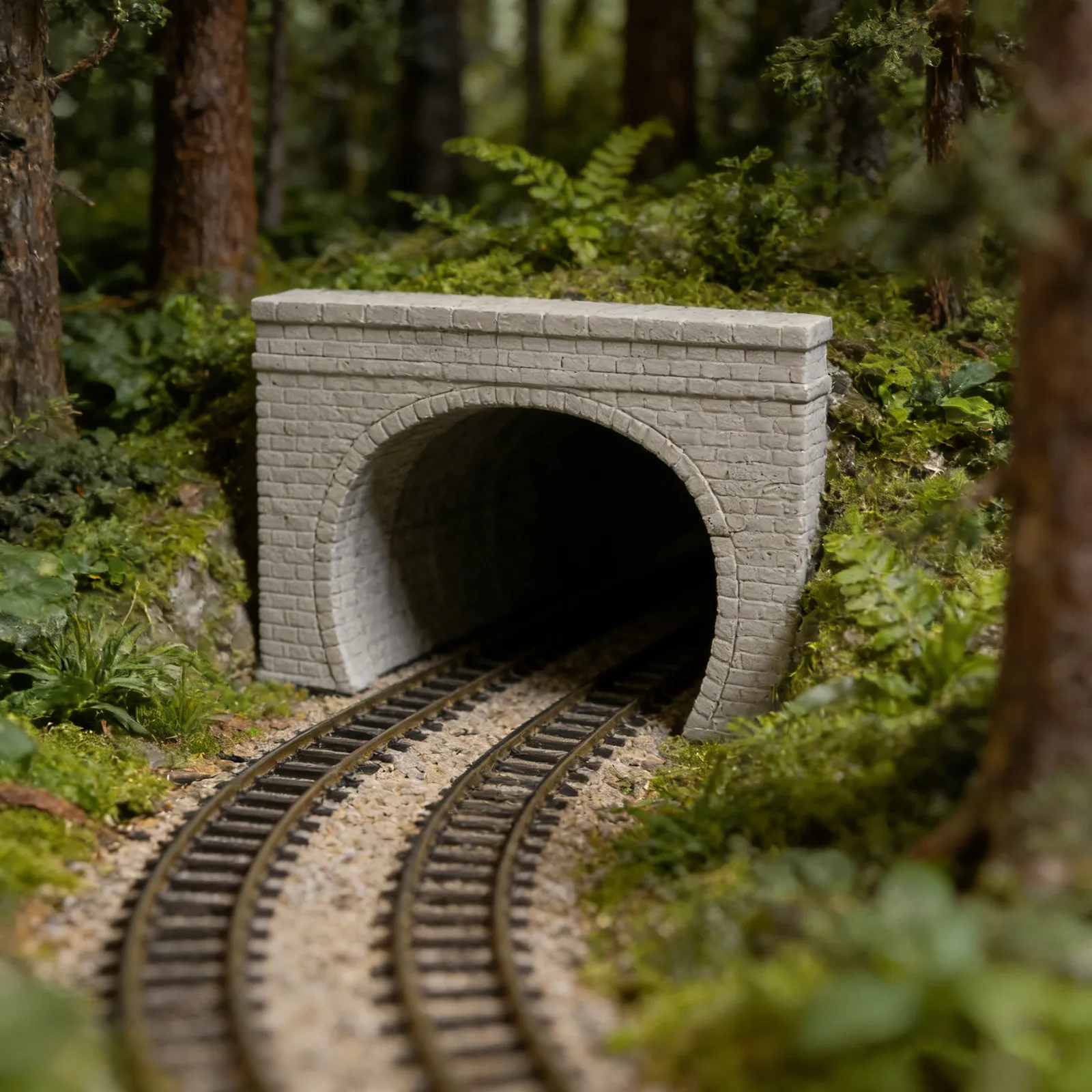 Tunnel de micro-paysage à l'échelle N, tunnel ferroviaire de simulation, portail de grotte de montagne réaliste, accessoires de circuit pour diorama