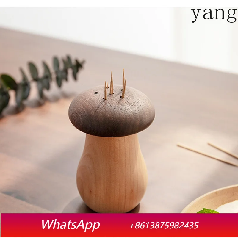 

LTT Creative Retro Mushroom Toothpick Box Household Cute Chinese Antique Light Luxury Ornament